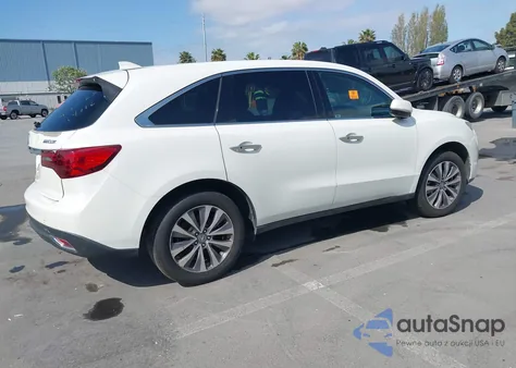 2015 Acura Mdx Technology z USA, uszkodzony, nr VIN 5FRYD3H48FB011286